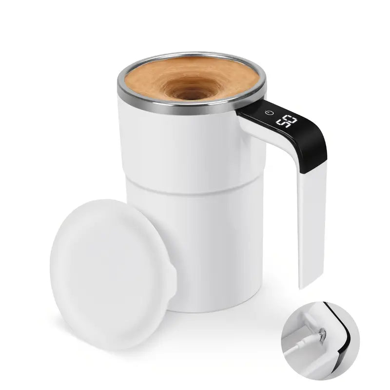 Automatic Self-Stirring Mug | USB Rechargeable Magnetic Coffee Cup 350ml
