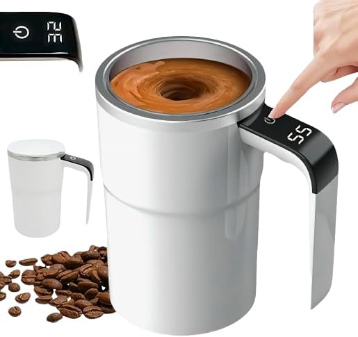 Automatic Self-Stirring Mug | USB Rechargeable Magnetic Coffee Cup 350ml